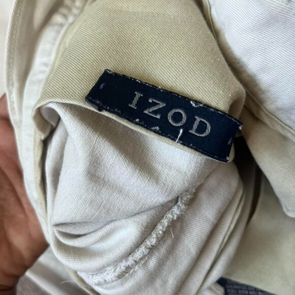 Tan/Cream Trousers by Izod - Picture 7 of 7